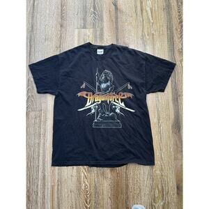Vintage 2007 Dragonforce band tour tee